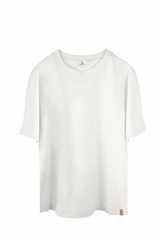 Erkek O Yaka Beyaz Tshirt